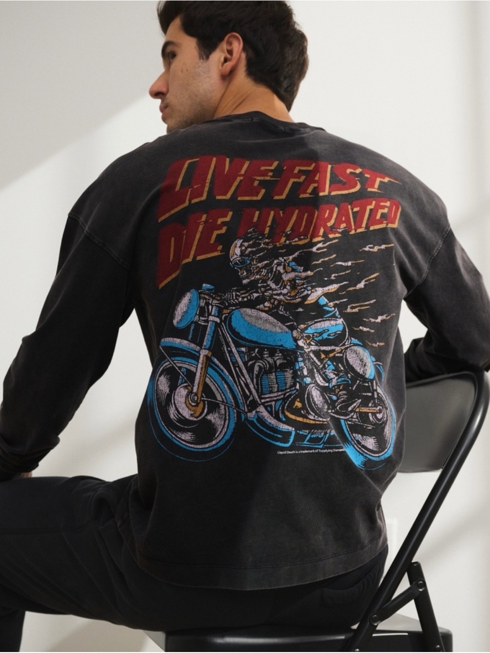YPB Cotton-Blend Long-Sleeve Gym T